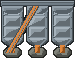 The Feed Mill, three grey silos