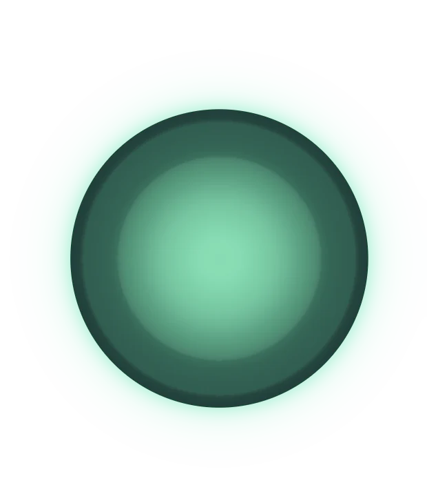 The Ethereal HQ: concentric translucent orbs.