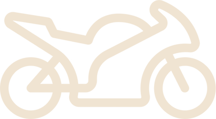 Sport bike line drawing