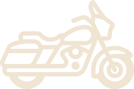 Touring bike line drawing